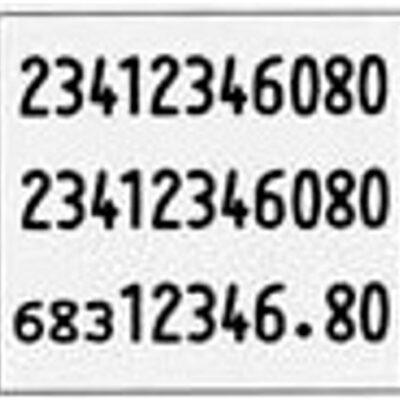 METO 3 Line Pricing Gun Label White