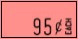 Monarch 1110 Pricing Gun label FL RED