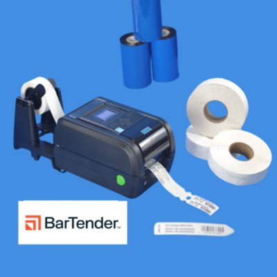 GC-SELECT PRO - POT TAG Horticultural Label Printer with Professional (1 Year Subscription) Barcode Barcode Labeling Software.