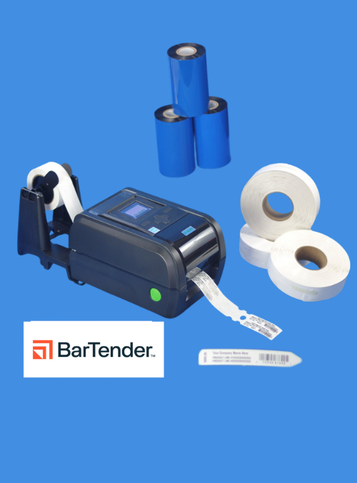 GC-SELECT DLX - POT TAG Horticultural Label Printer with Basic Barcode Barcode Labeling Software.