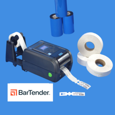 GC-SELECT PRO - WRAP TAG - Horticultural Label Printer with Professional (1 Year Subscription) Barcode Barcode Labeling Software.